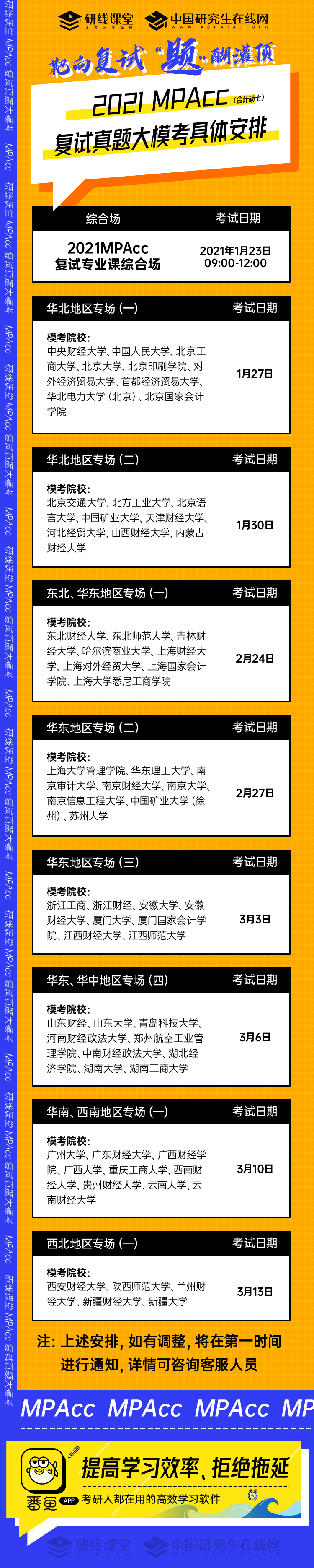 2021獨家定向MPAcc復試真題大模考來啦!